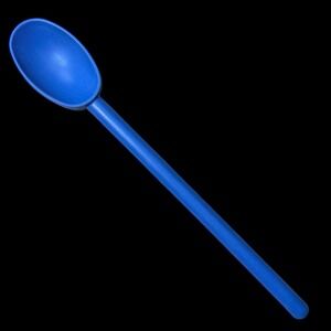 Matfer Bourgeat Exoglass 300 High Temperature Mixing Spoon Blue Commercial Grade